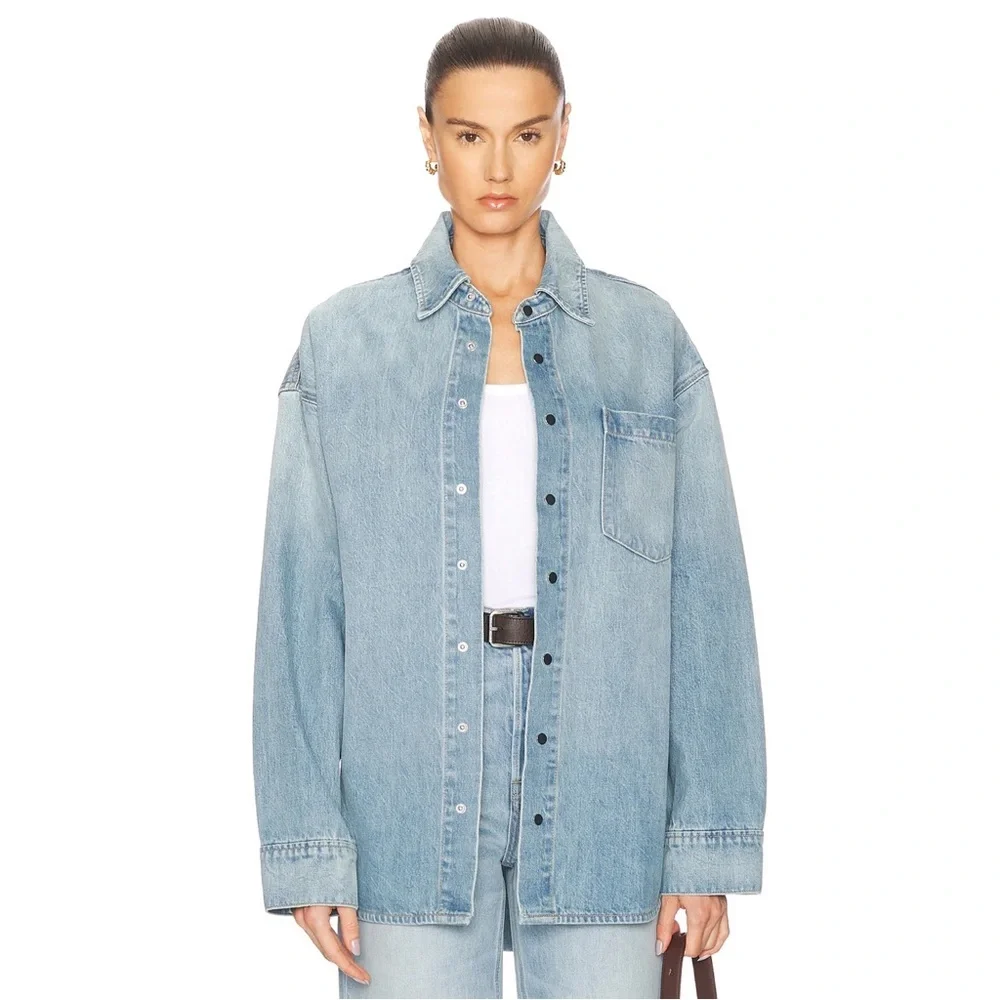 GRLFRND Donna Shirt in La Brea Ave Size XS/S